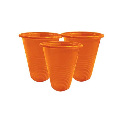 25 Vasos Plásticos Unicolor  De 200 Cc Color A Eleccion