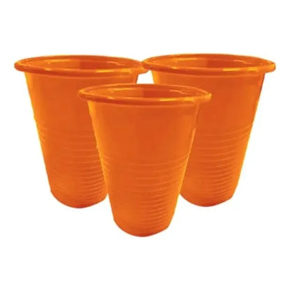 25 Vasos Plásticos Unicolor  De 200 Cc Color A Eleccion