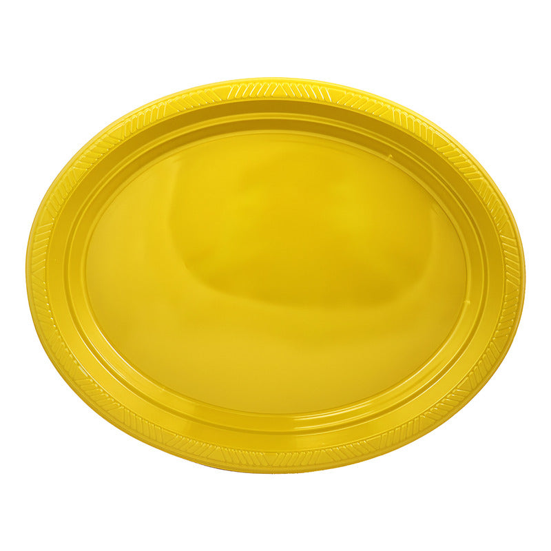 Pack 5 Bandejas Ovaladas De Color 30x23 Cm