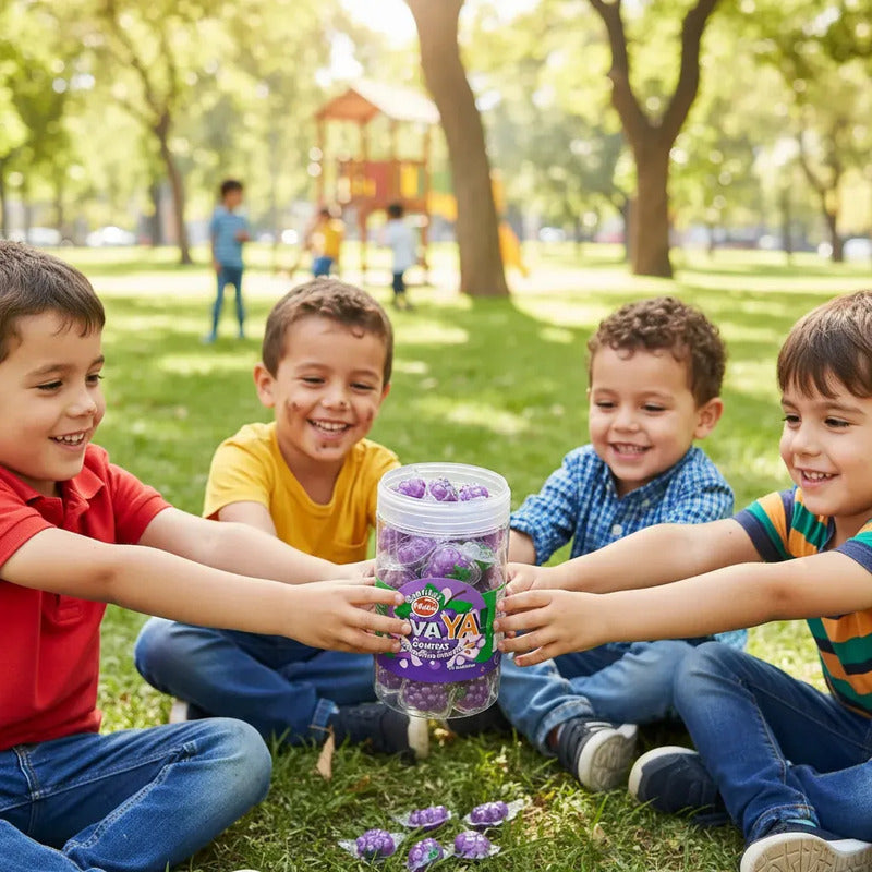 Gomitas Con Centro Líquido Mabu De Uva, Pack X 30 Unidades