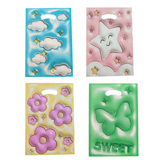 Pack 10 Bolsas Dulceras De Cumpleaños Diseños 3d Plásticas