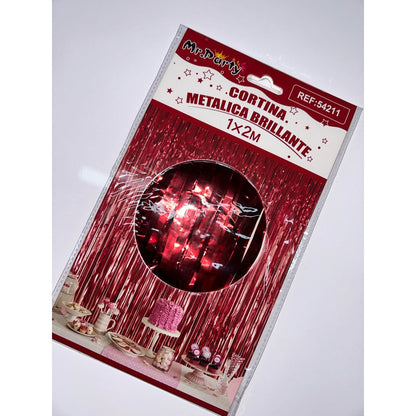 Cortinas Metálicas Decoracion Cumpleaños 100x200 Cm