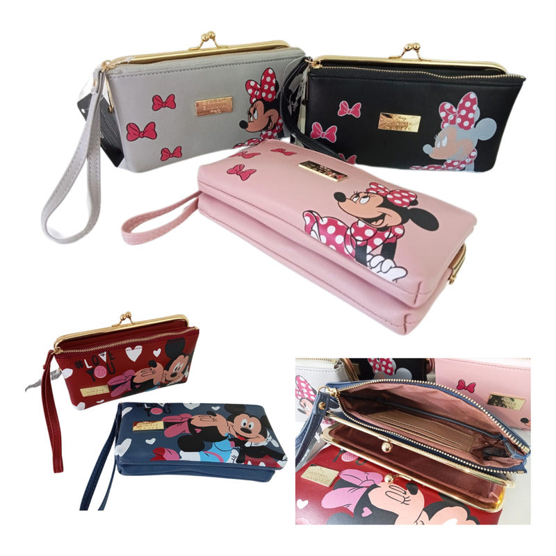 Billetera Mujer Disney Minnie Mouse Original