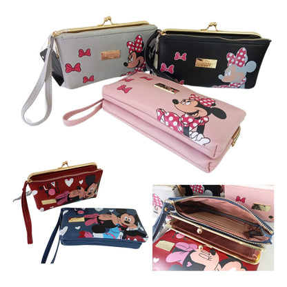 Billetera Mujer Disney Minnie Mouse Original
