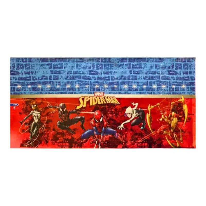 Cotillón Spiderman Mantel De Cumpleaños