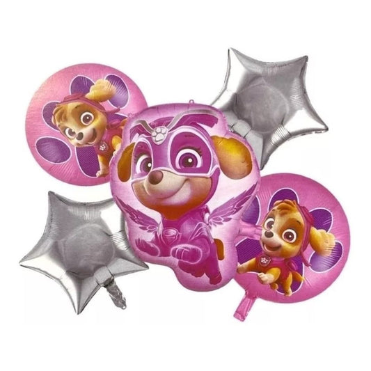 Set De Globos 5 Piezas De Cumpleaños Skay