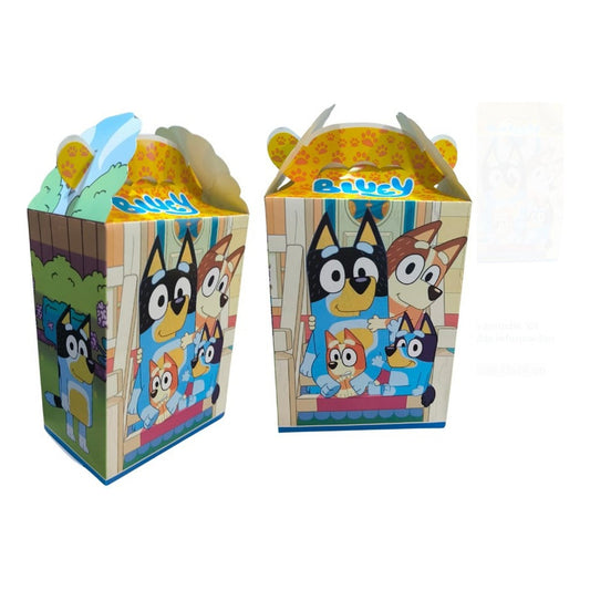 Pack 10 Cajitas Sorpresas O Cumpleaños Bluey