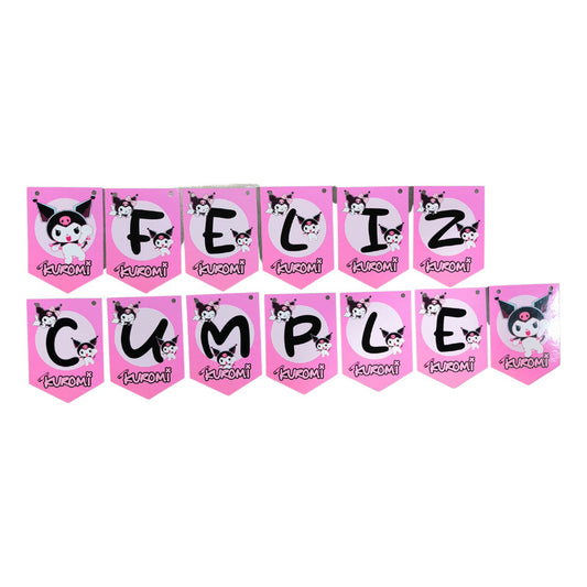 Guirnalda Feliz Cumpleaños Kuromi
