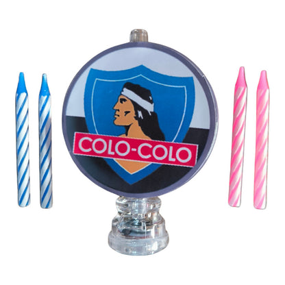 Vela De Cumpleaños Luminosa Colo Colo