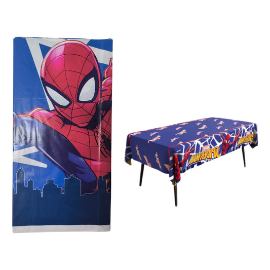 Cotillón Infantil Mantel Cumpleaños Spiderman 137x183 Cm