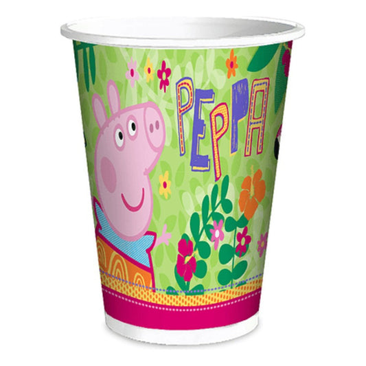 Vasos De Cumpleaños Peppa Pig (6 Unidades)