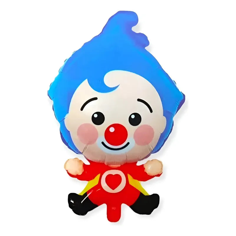 Globo Grande Payaso Plim Plim 70 Cm Decoraciones  Rojo