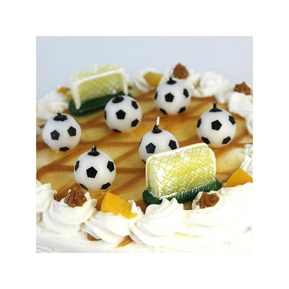 Set 6 Velas De Futbol Con Arcos