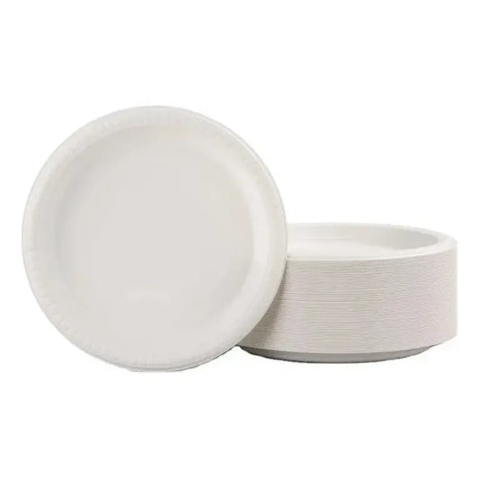 Plato Plástico Desechable 17 Cm X 50 Unidades