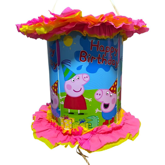 Piñata Cumpleaños Peppa Pig Cotillón