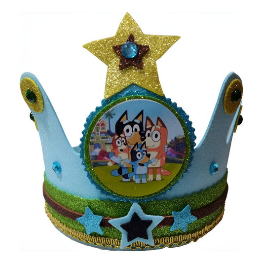 Corona De Cumpleaños Festejado Bluey