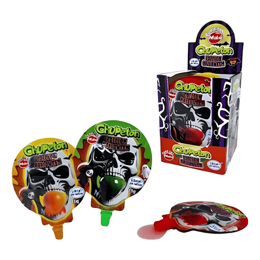 Dulce Liquido Chupetón Halloween Libre De Sello X 24unidades
