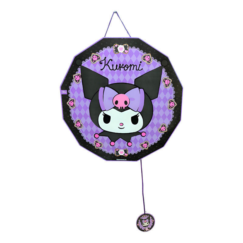 Piñata Cumpleaños 3d Kuromi Armable Violeta