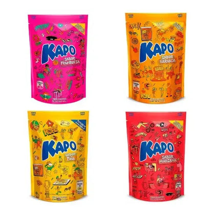 Pack 12 Jugos Bebida Fantasía Kapo Sabores Surtidos 252 Ml
