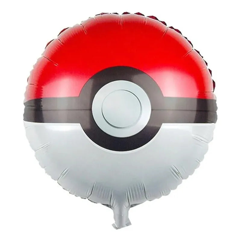 Set 4 Globos Pokémon Metálicos Fiesta Cumpleaños Decoración Surtido