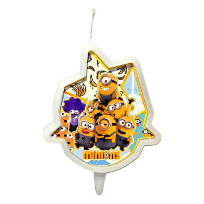 Vela Cumpleaños Cotillon Minions