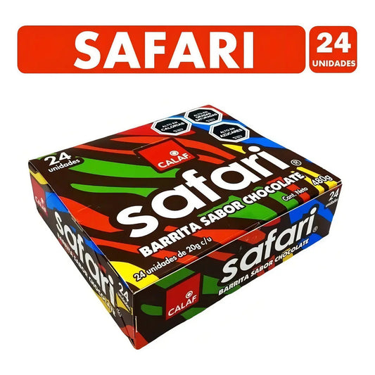 Chocolate Safari X 24 Barras