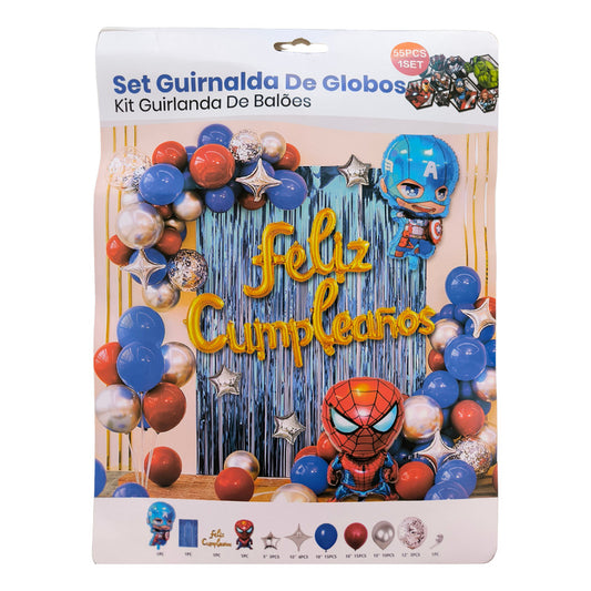 Decoración Cumpleaños Candy Bar Spidey