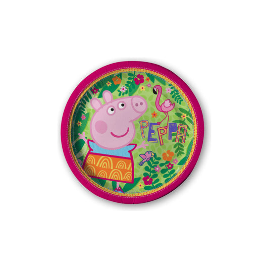Platos De Cumpleaños Peppa Pig ( 6 Unidades)