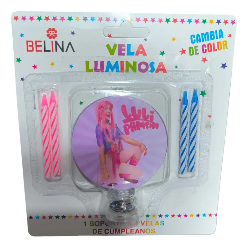Vela Luminosa De Cumpleaños Luli Pampim Cotillón