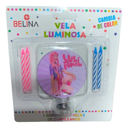Vela Luminosa De Cumpleaños Luli Pampim Cotillón