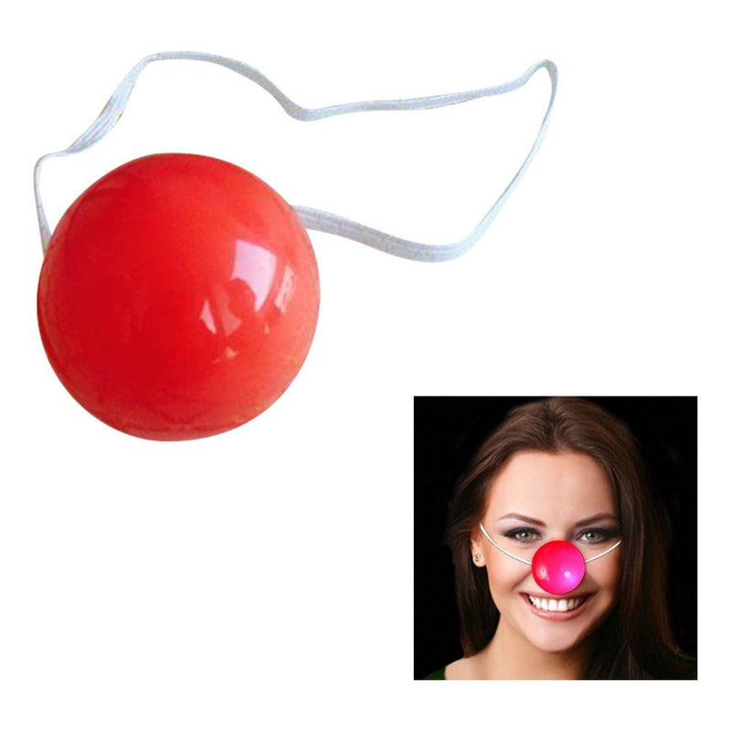 Nariz De Plástico De Payaso Con Luz Para Niños Y Adultos