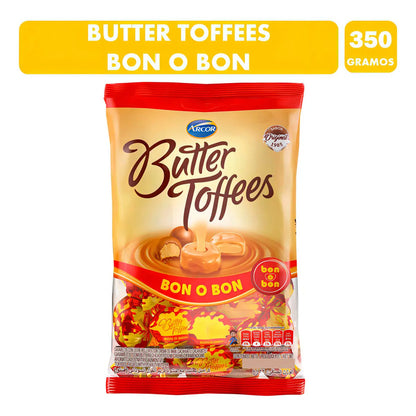 Caramelo Butter Toffes Bon O Bon - Bolsa Con 57 Unid Aprox