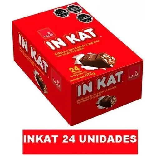 Inkat Calaf Chocolate Con Arroz Crocante Caja 624 g 24 U
