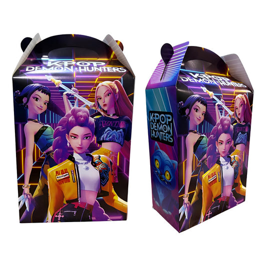 Pack 10 Cajitas De Cotillón Y Cumpleaños Guerreras Kpop