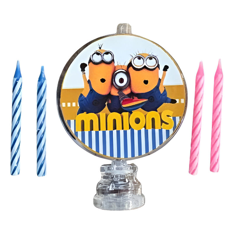 Vela Cumpleaños Minions Cotillón