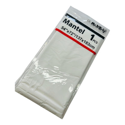 Mantel Plástico De Colores 137 X 183 Cm