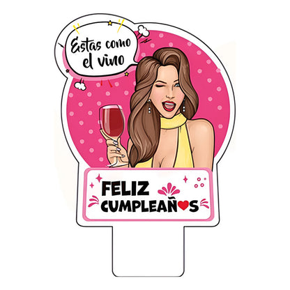 Vela Estas Como El Vino De Cumpleaños