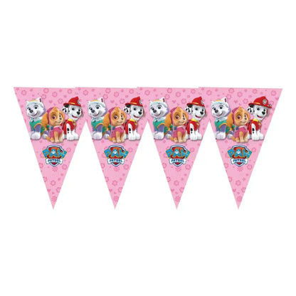 Cotillón Sky Paw Patrol Banderín Decorativo Cumpleaños