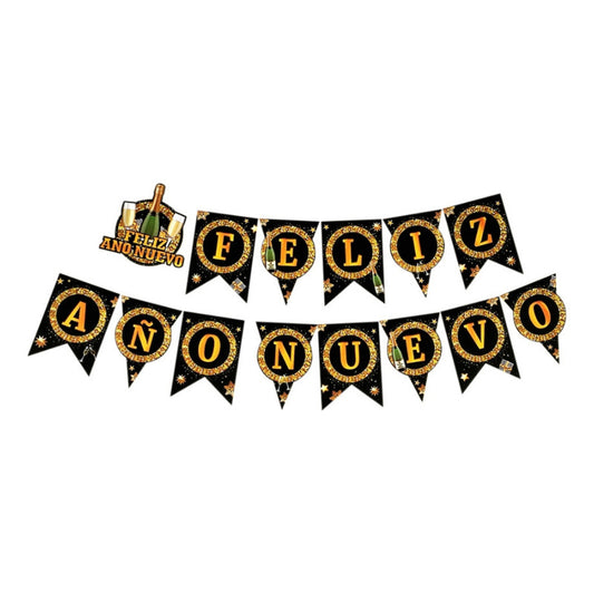 Cotillón Guirnalda Feliz Año Nuevo