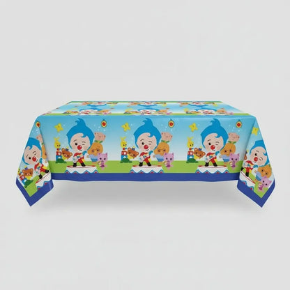 Mantel Plástico Cumpleaños Payaso Plim Plim 108x180 Cm