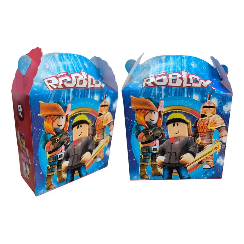 Pack 10 Cajitas Cumpleaños O Sorpresas Roblox