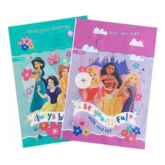 Pack 6 Bolsas De Cumpleaños Princesas Disney Rosa