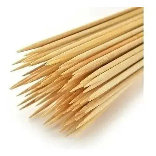 Palos De Brochetas De 15 Cm X 100 Unidades