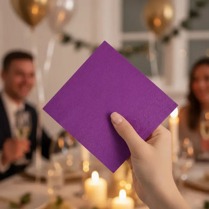 20 Servilletas Desechables De Color A Elección