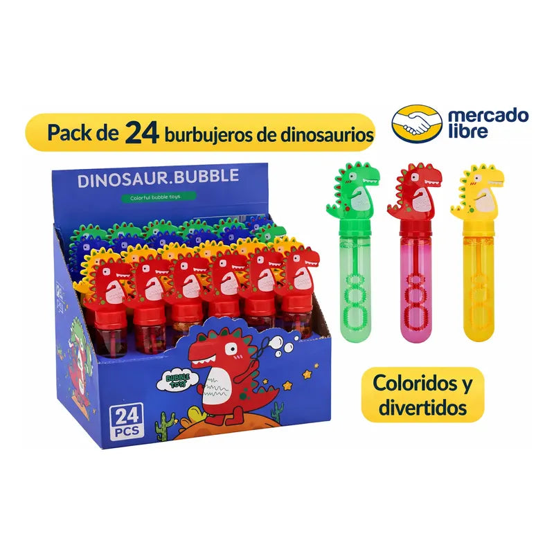 Sorpresas Niños Cumpleaños 24 Burbujas Animales 13 Cm