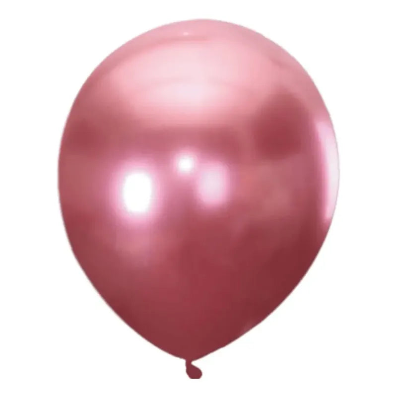 Pack 50 Globos Cromados Metalizados 30 Cm