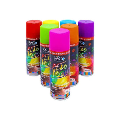 Spray Para El Cabello Pintura Temporal 185 Ml