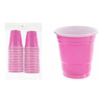 Pack 30 Vasos Plásticos Shot 3 Oz Colores