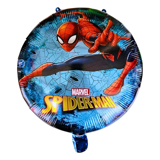 Bouquet Globos Spiderman 12pcs Decoración Cumpleaños Rojo/azul