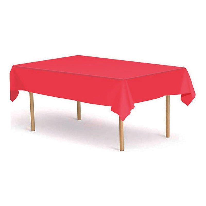 Mantel Plástico De Colores 137 X 183 Cm